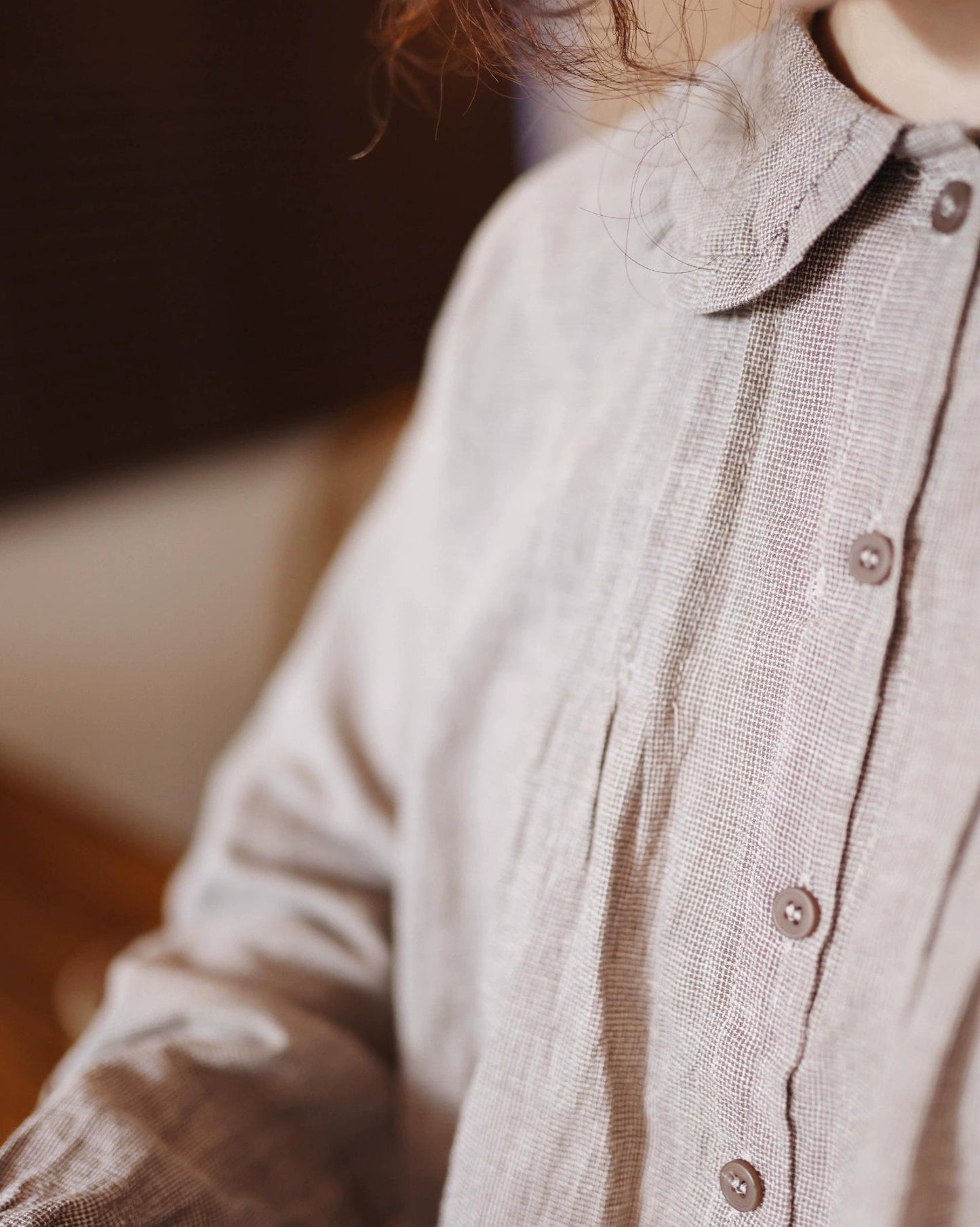 ラウンドカラーフリルピンタックブラウス 10009