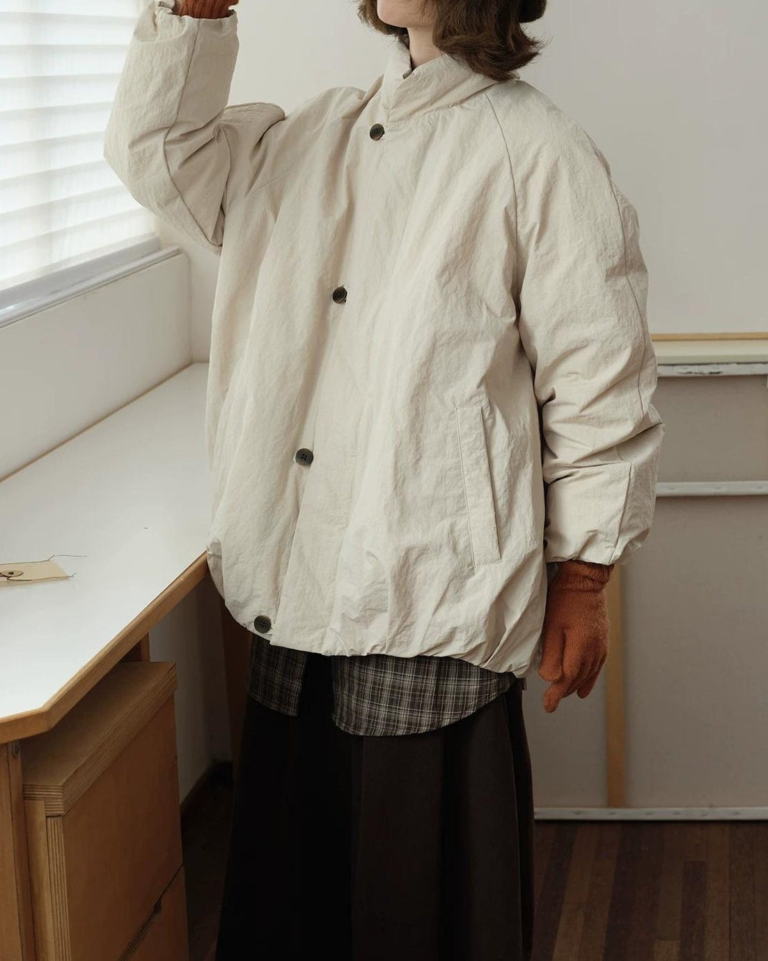 スノーブロッサムスタンドダウンコート 10167