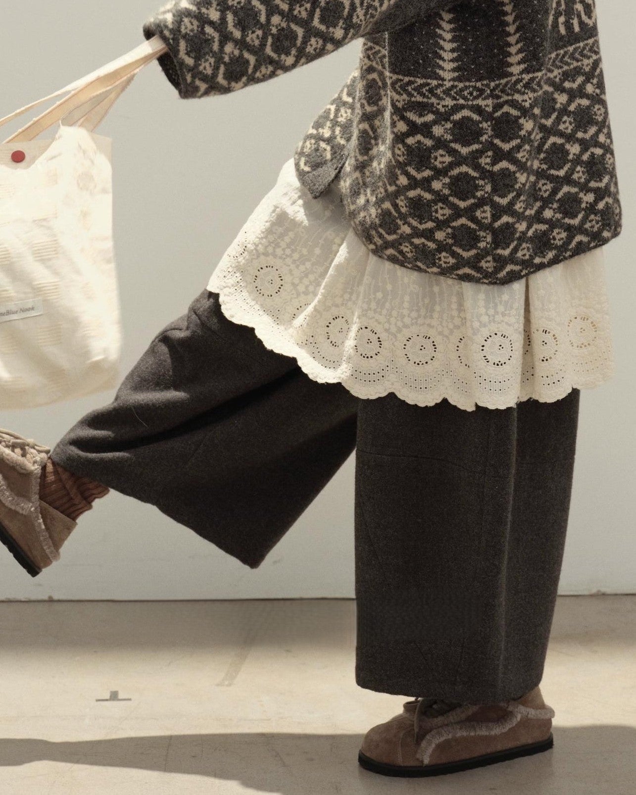 クラシックランタンカジュアルパンツ 10128