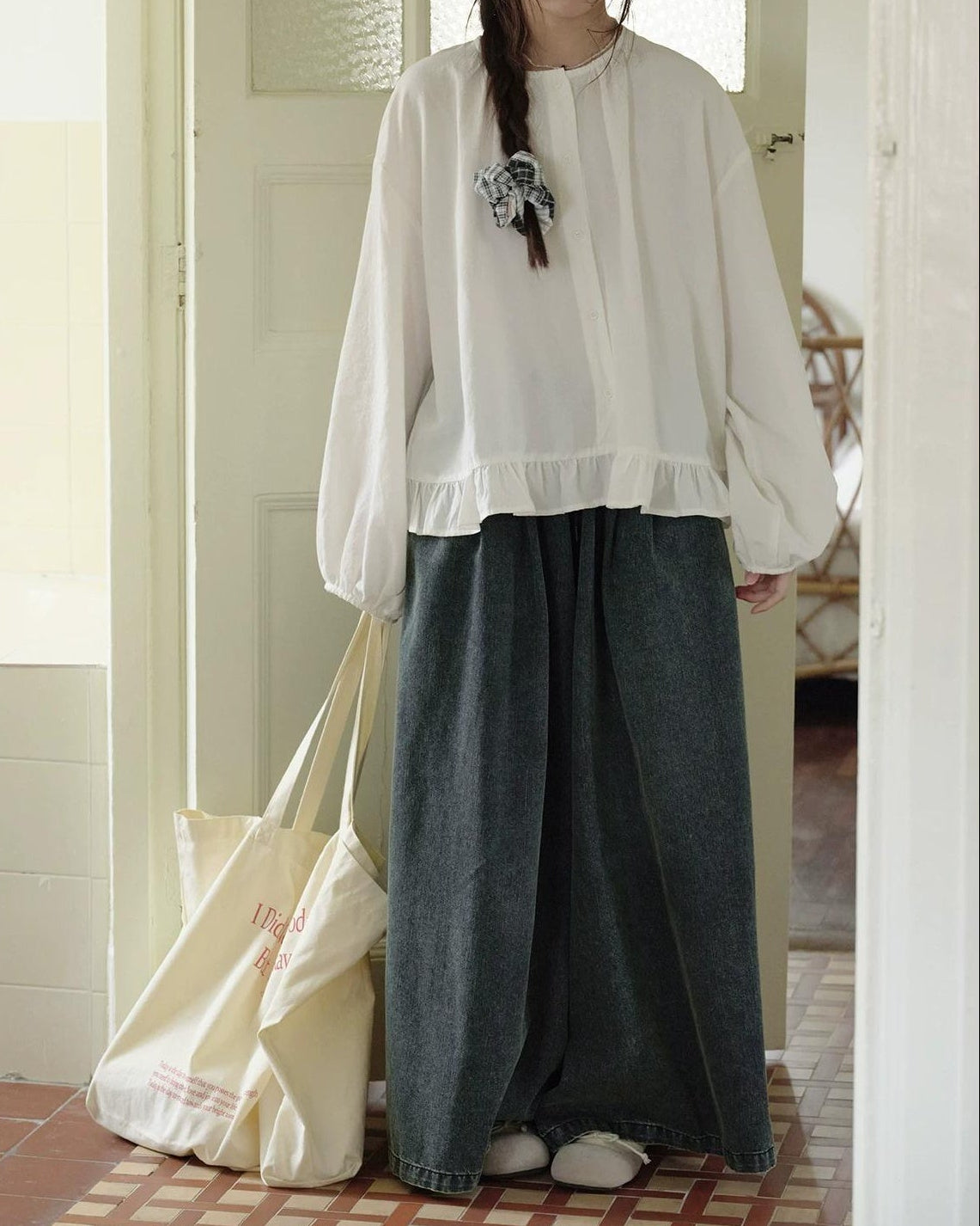 フィーカフレアデニムワイド 10273