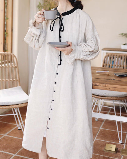 スウィートバイカラーリボンワンピース 10112