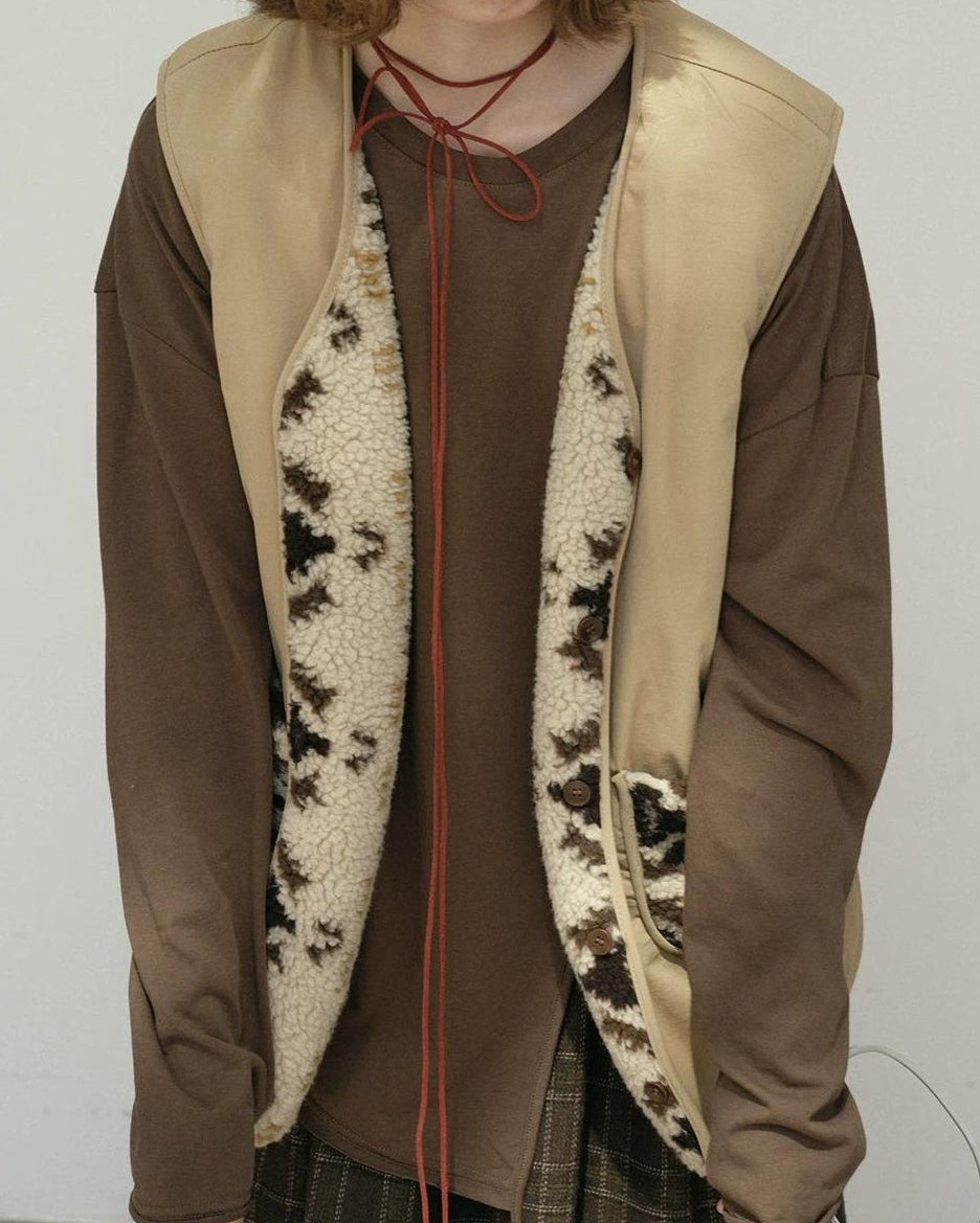 ヒュッゲリバーシブルベスト 10182