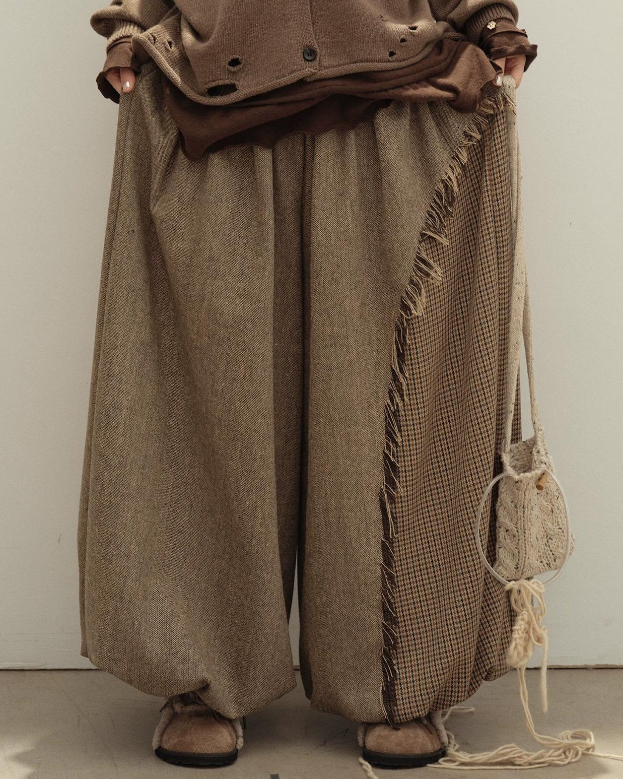 ヴィンテージチェックコンビパンツ 10129