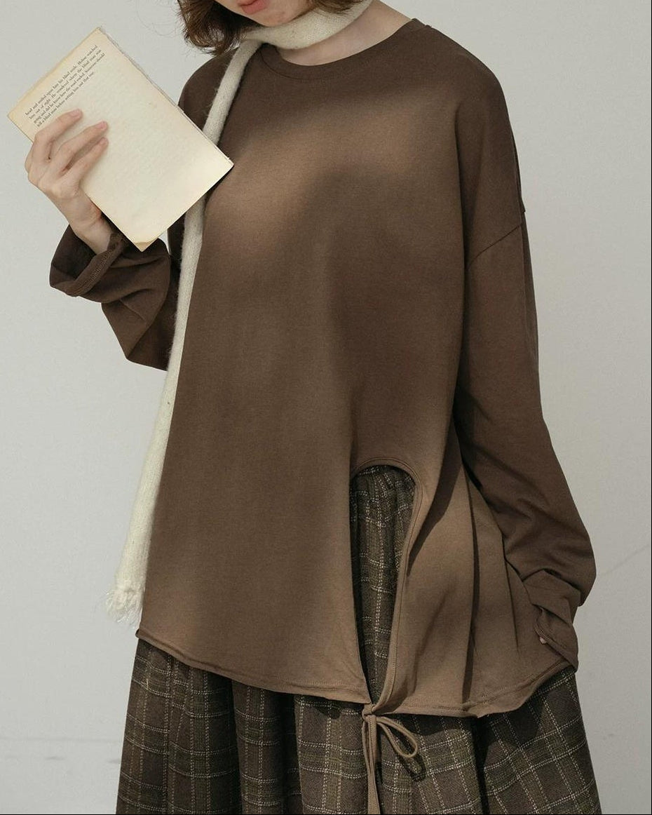 スカンディスリットトップカットソー 10181