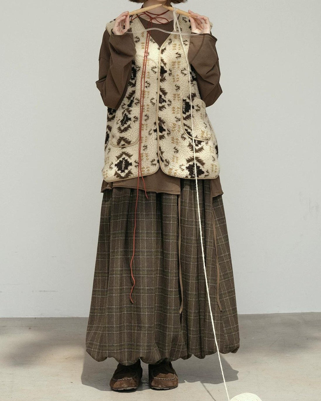 ヒュッゲリバーシブルベスト 10182