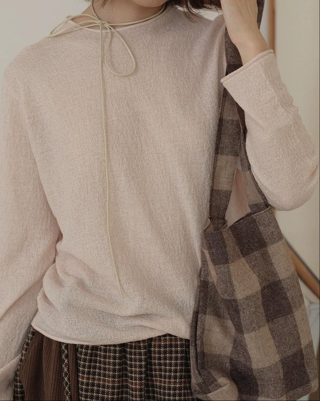 カームラインラウンドプルオーバー 10162