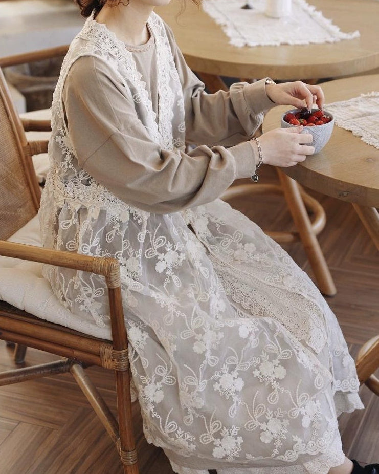 エアリーメッシュ ベストワンピース 10117