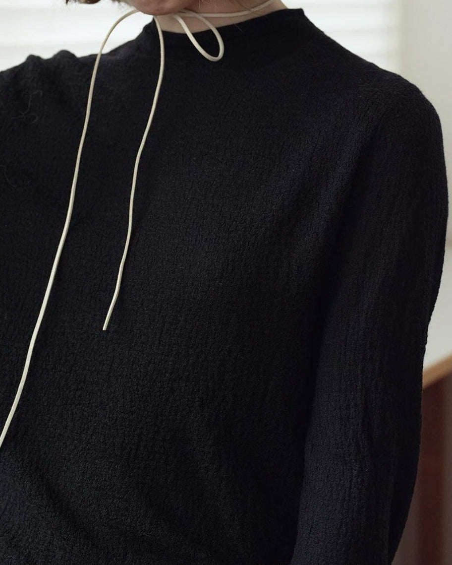 カームラインラウンドプルオーバー 10162