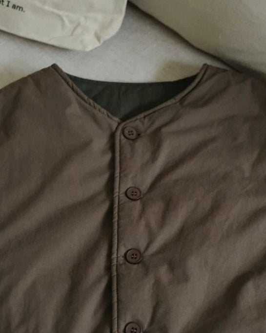 シングルブレストルーモカライトベスト 10091