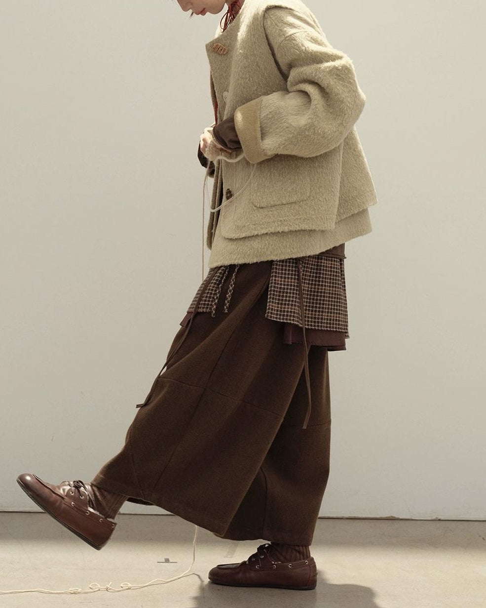 クラシックランタンカジュアルパンツ 10128