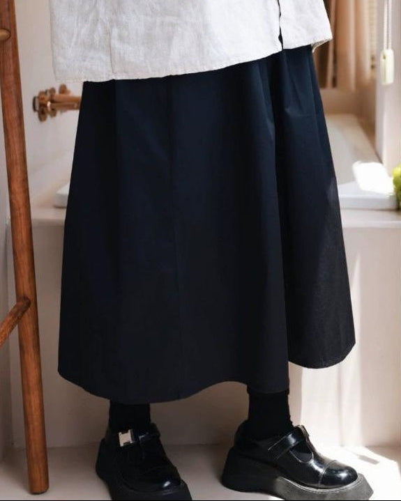 ナチュラルラインロングミディスカート 10097