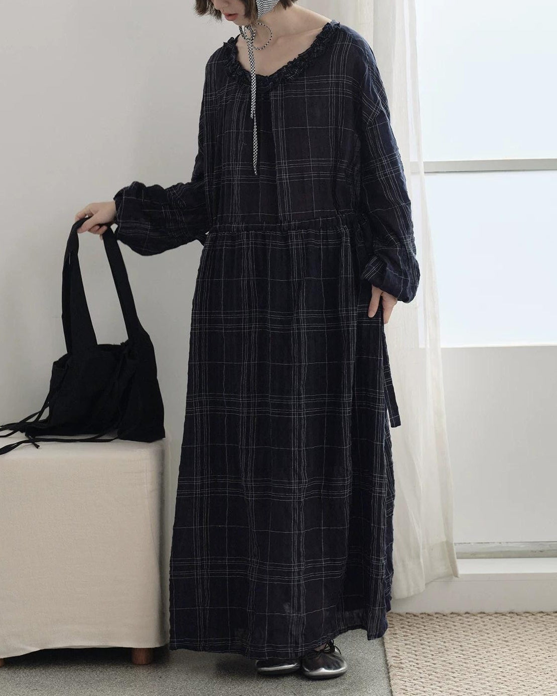 フィヨルドヴァルディナフリルワンピース 10256