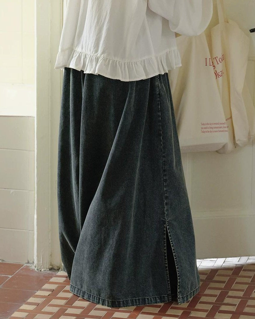 フィーカフレアデニムワイド 10273