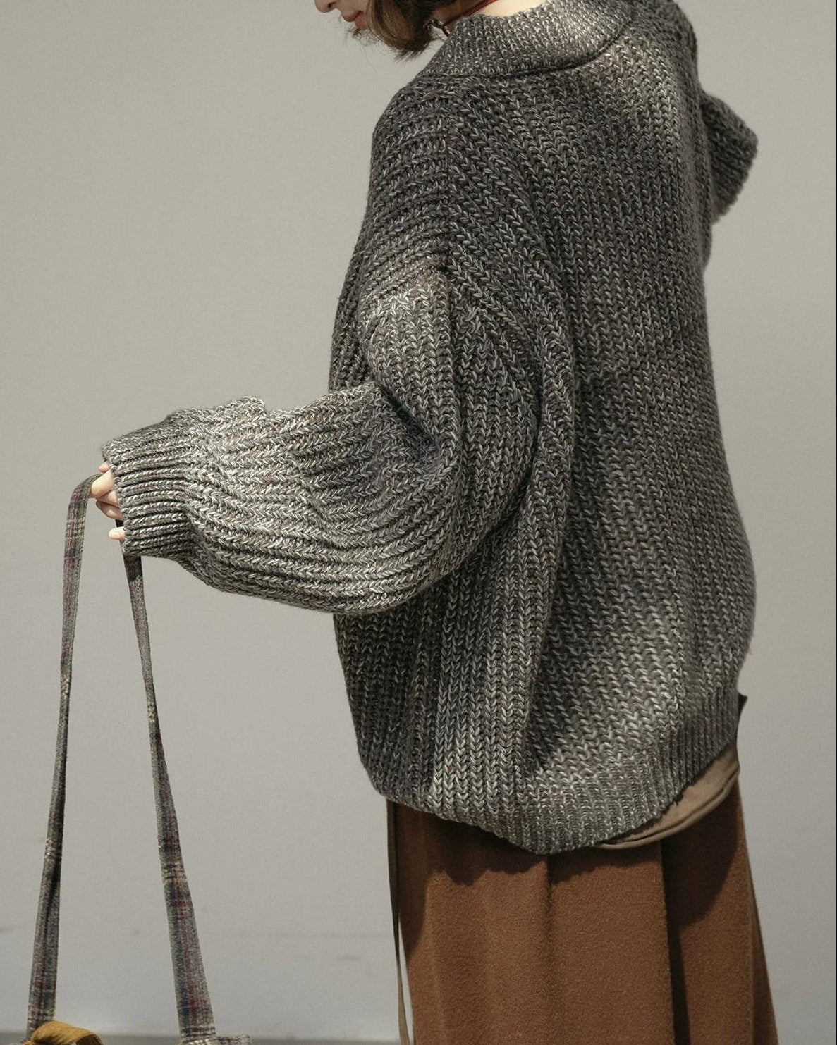 ノルディックキャンバスニットカーディガン 10168