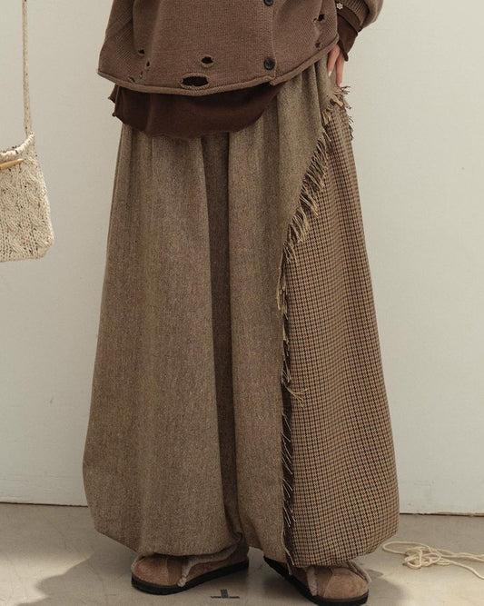 ヴィンテージチェックコンビパンツ 10129