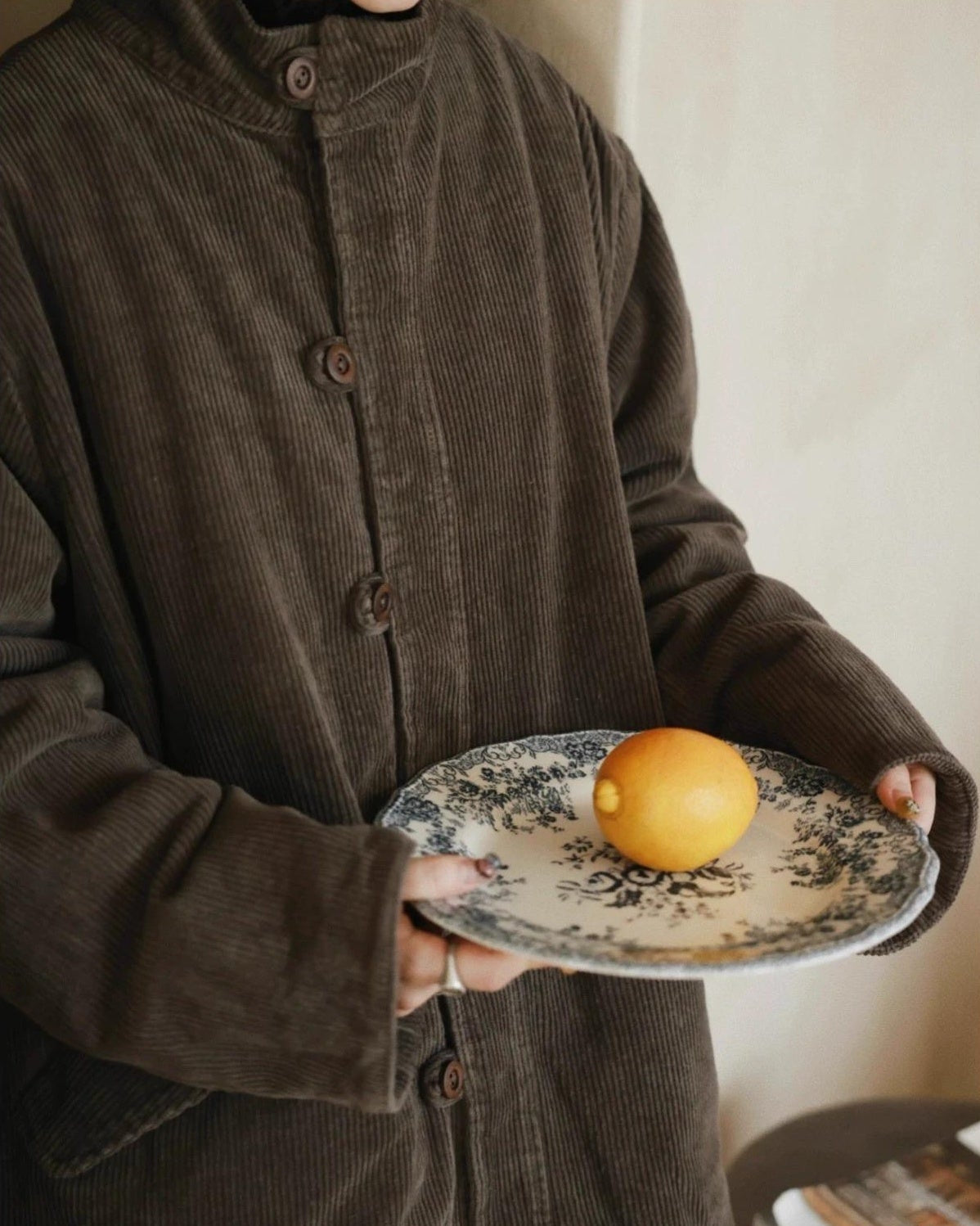 コーデュロイレトロミディコート 10028