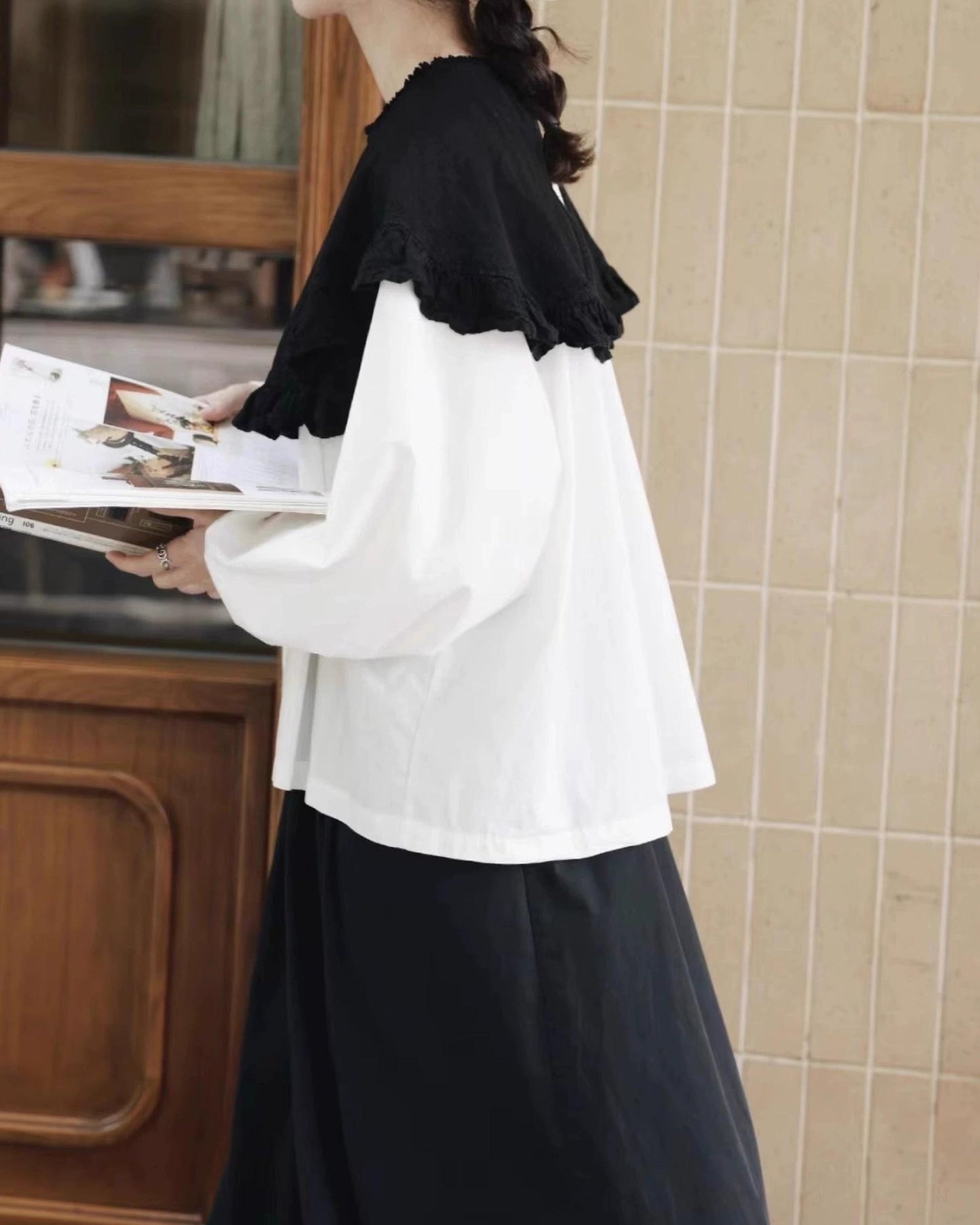 フェイクカラーレトロショール 10077