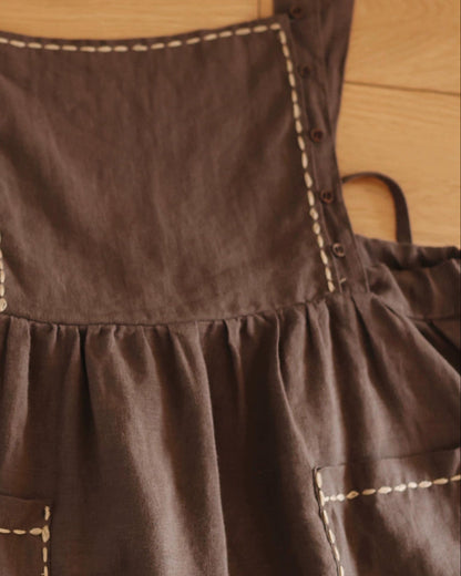 カントリーエプロンサスペンダーワンピース 10118