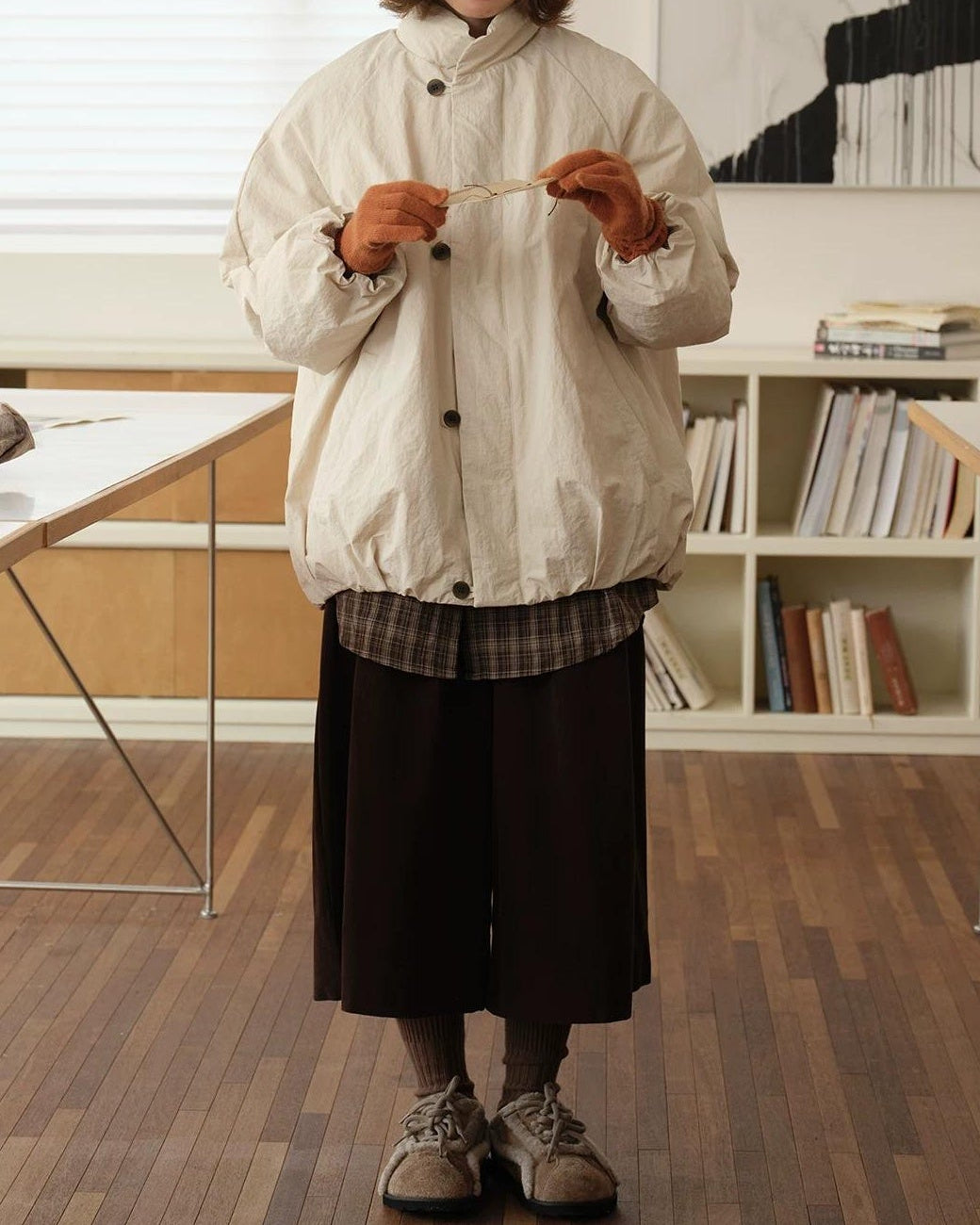 スノーブロッサムスタンドダウンコート 10167