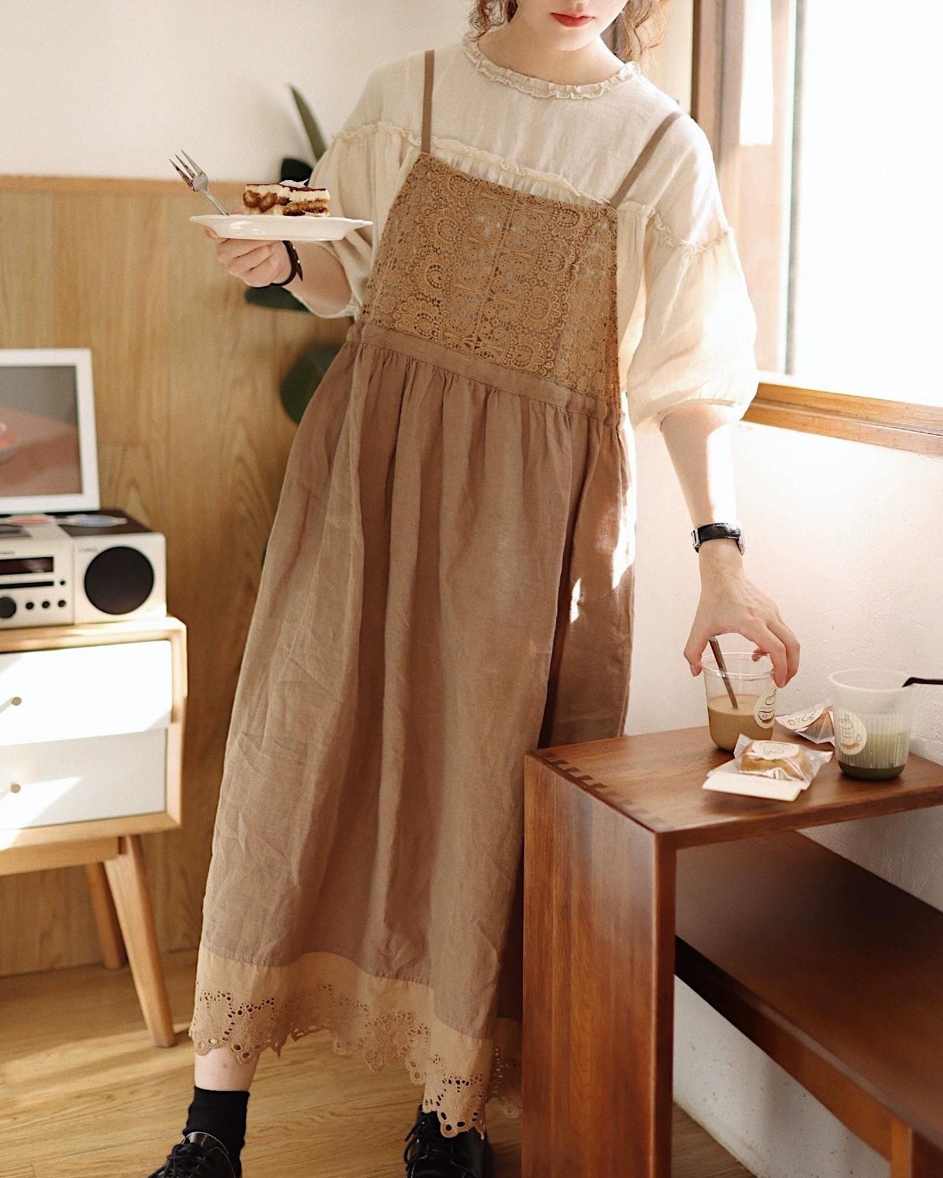 ミュークレースサスペンダーワンピース 10115