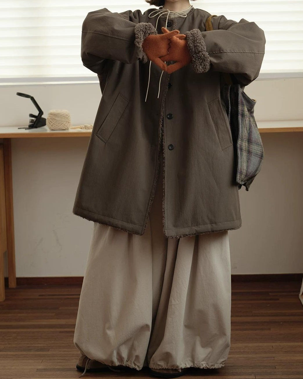 ストラップバルーンピンタックパンツ 10154