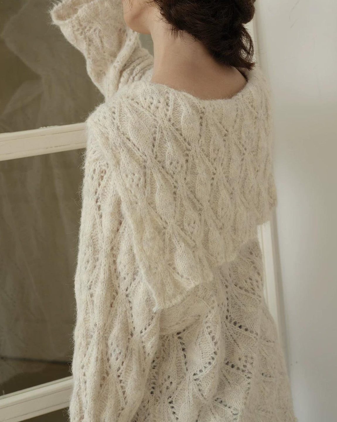 セーラーモチーフリボンニットカーディガン 10210