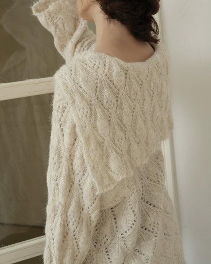 セーラーモチーフリボンニットカーディガン 10210