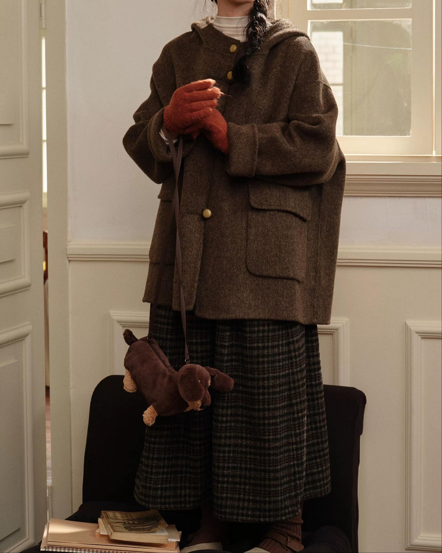 スカンディフローラフードポケットコート 10294