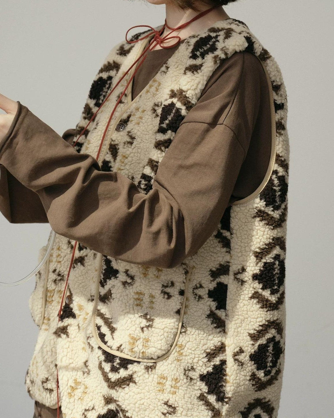 ヒュッゲリバーシブルベスト 10182