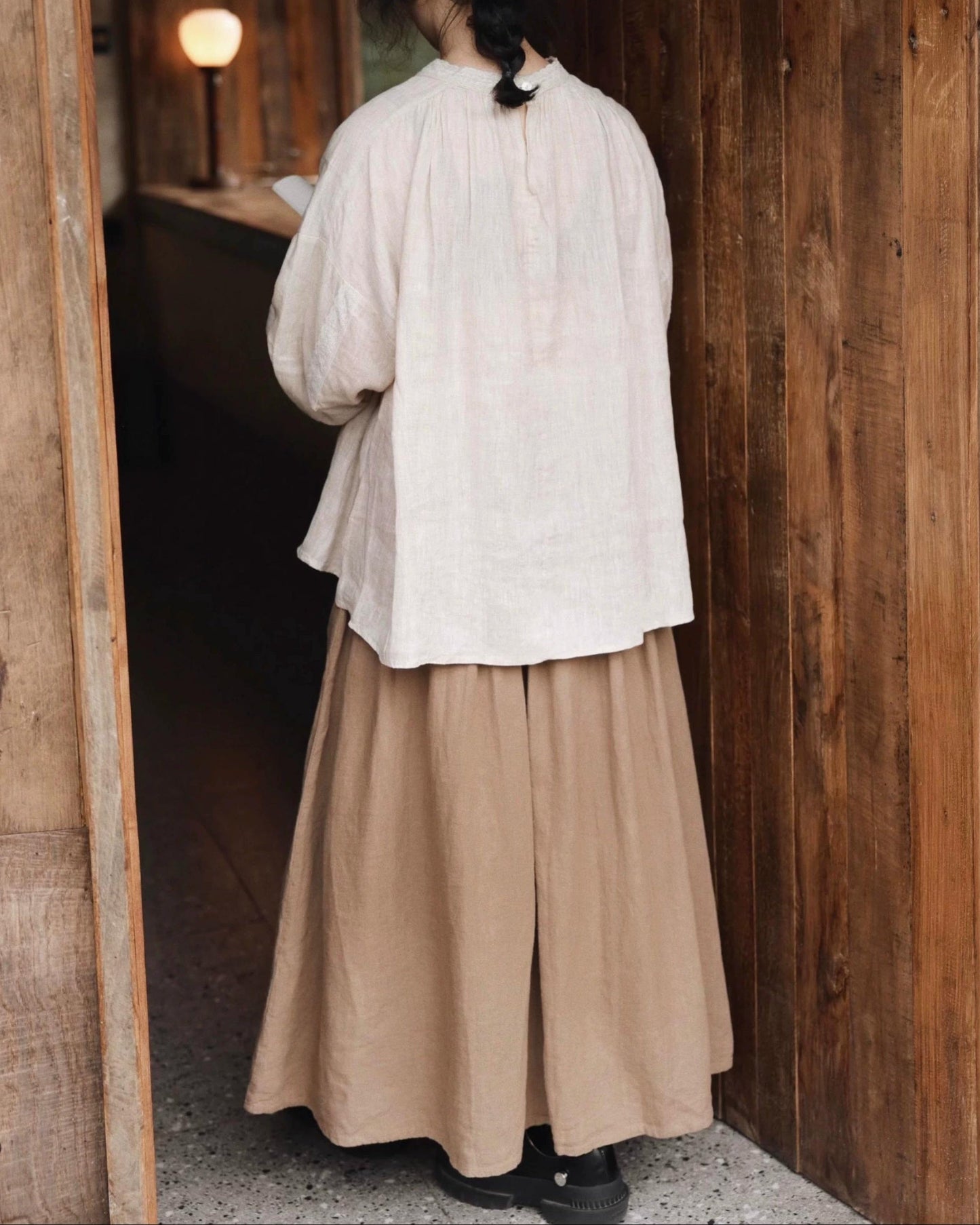 ハイウエストAラインレトロスカート 10047