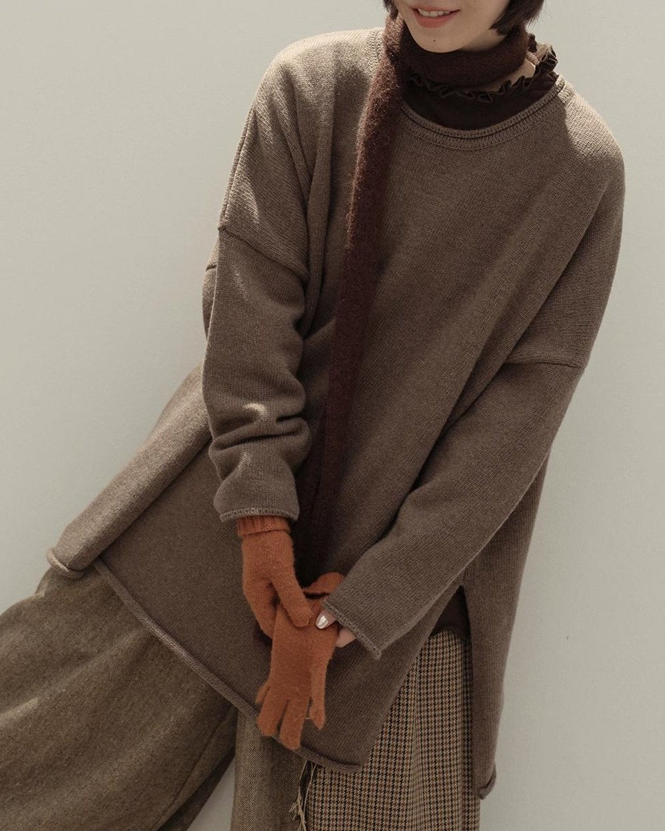 クラシックフィット ニットチュニック 10132