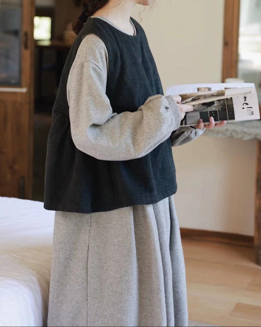 ランドネックサナフレアベスト 10089