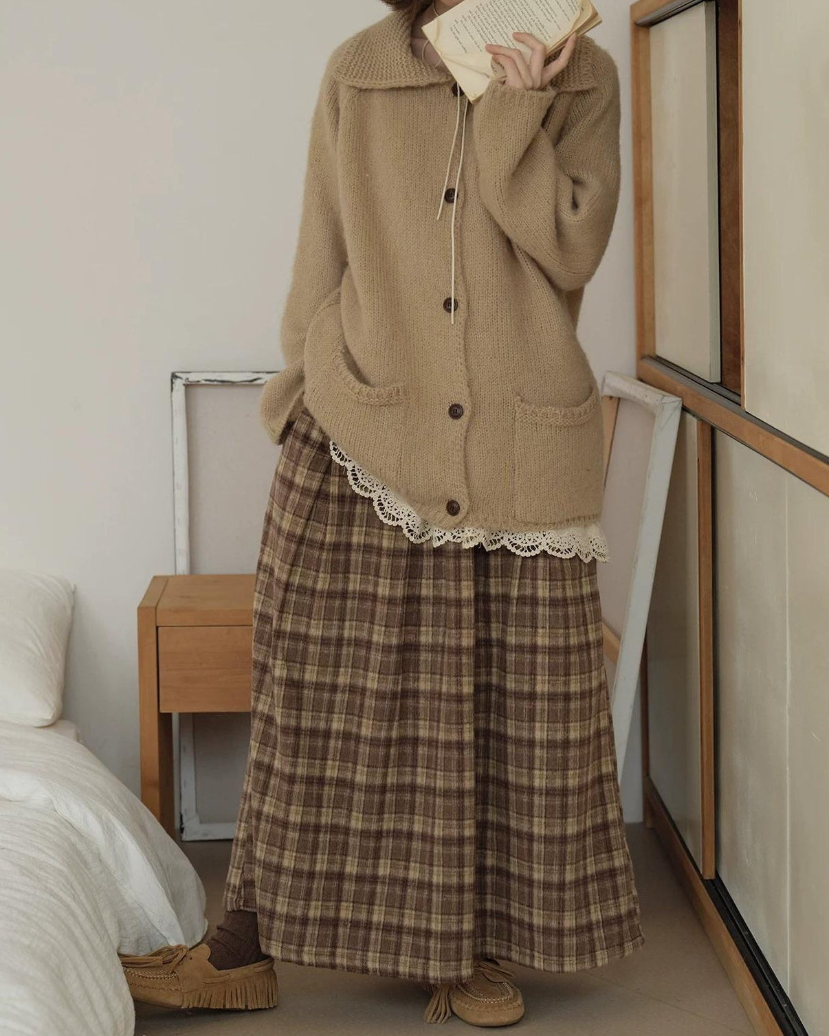 ルミラペルレイジーカーディガン 10157