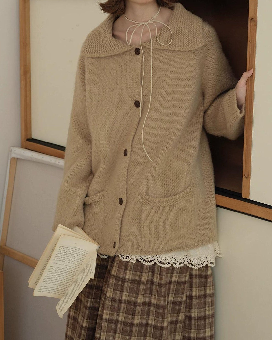 ルミラペルレイジーカーディガン 10157