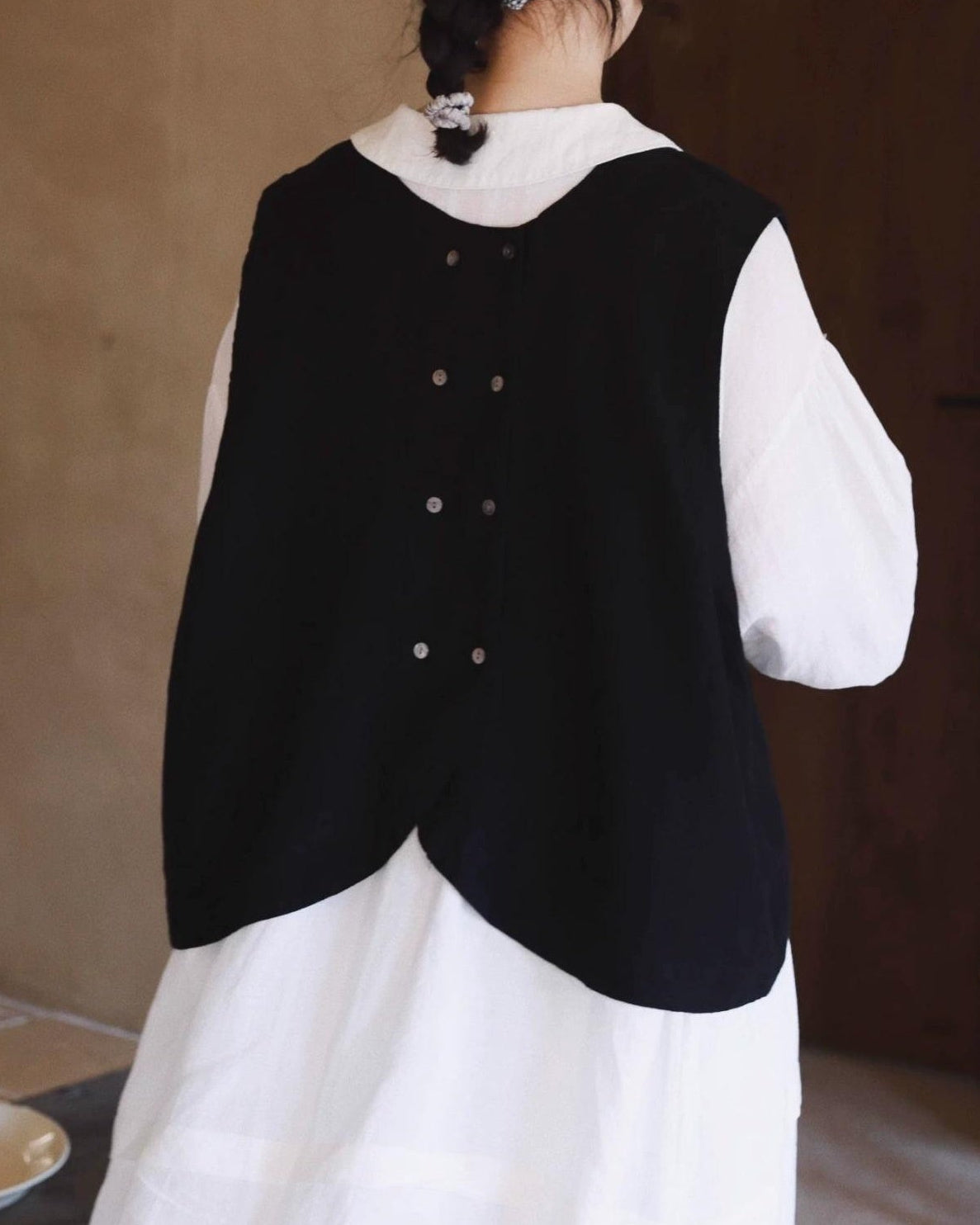 ダブルブレスト2WAYレトロベスト 10056