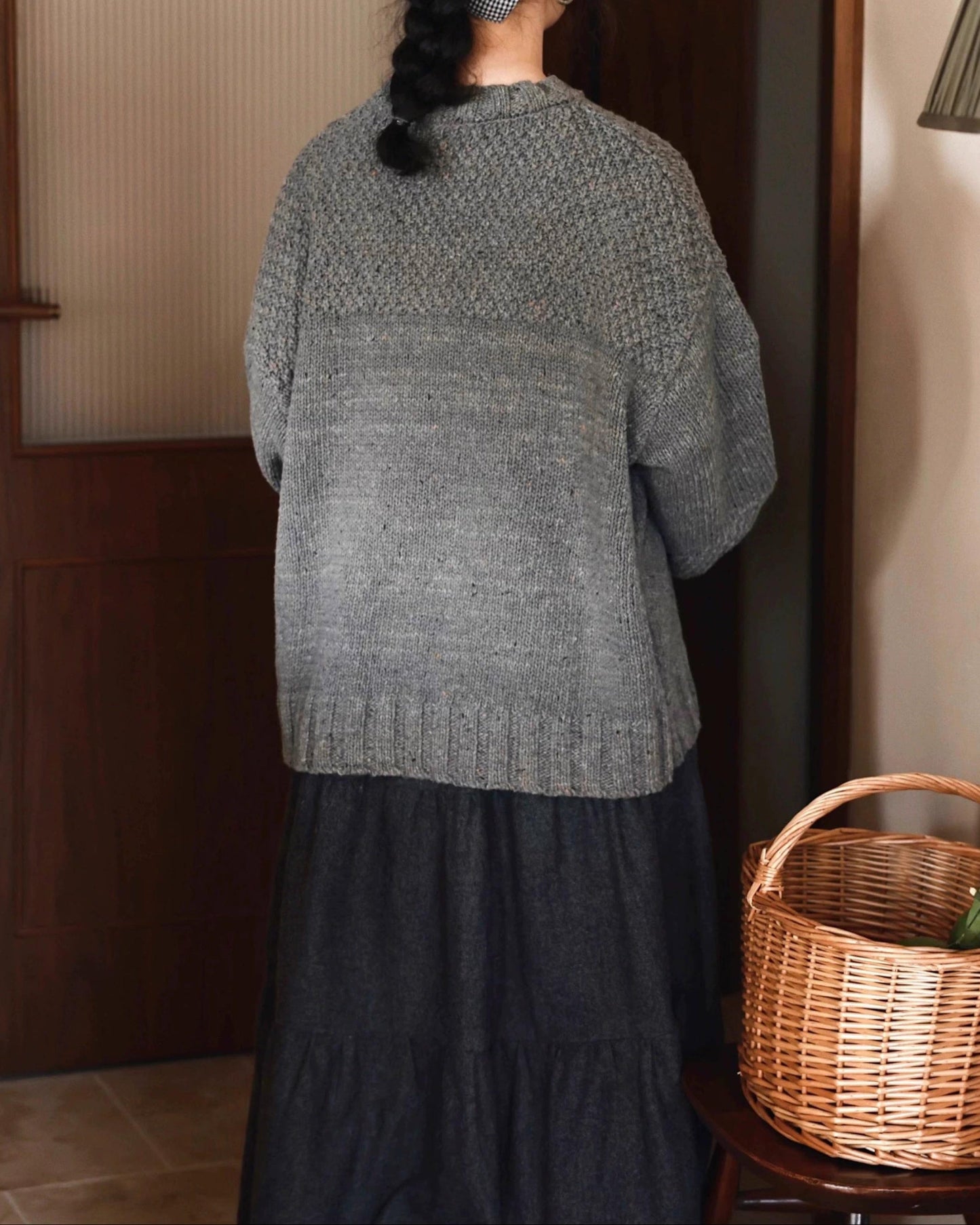 レトロチャンキーニットプルオーバー 10034