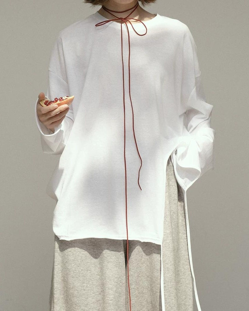 スカンディスリットトップカットソー 10181