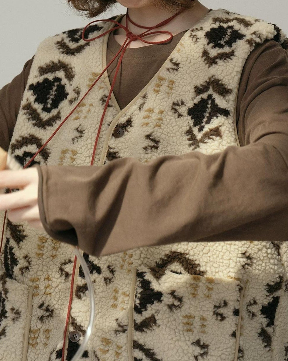 ヒュッゲリバーシブルベスト 10182