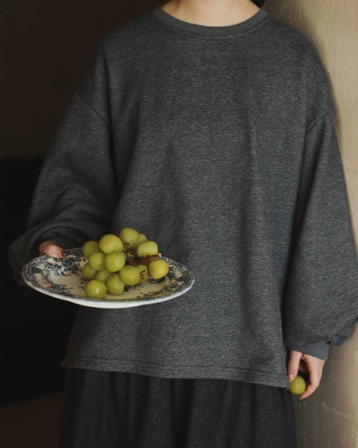 リラックスフィットスウェットプルオーバー 10030