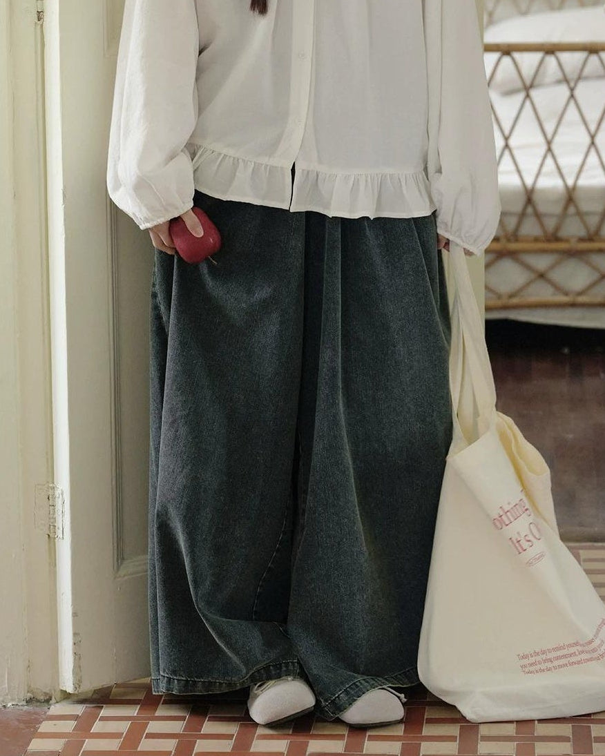 フィーカフレアデニムワイド 10273