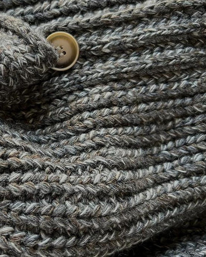 ノルディックキャンバスニットカーディガン 10168