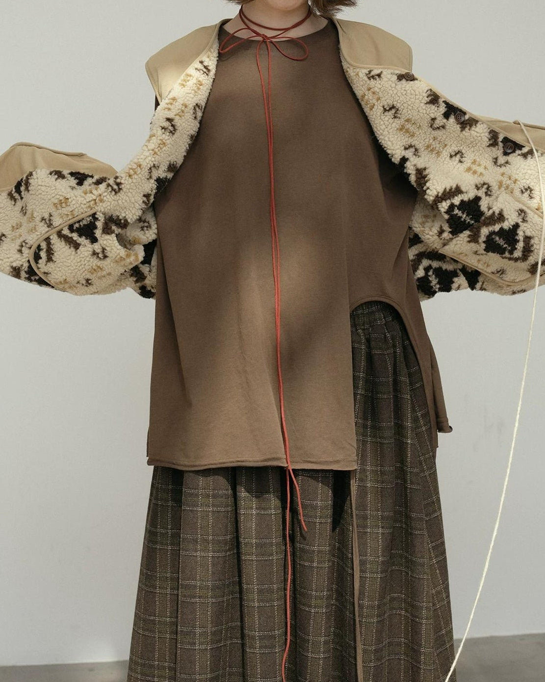 ヒュッゲリバーシブルベスト 10182