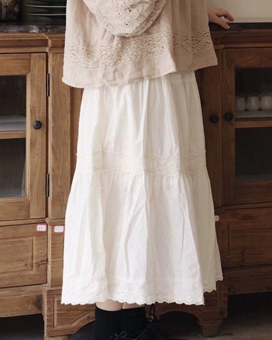 ミルキーレースレトロスカート 10116