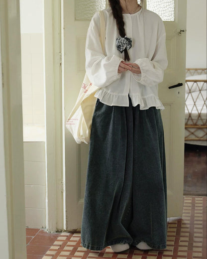 フィーカフレアデニムワイド 10273