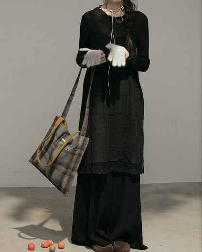 クロシェレースサスペンダーワンピース 10171