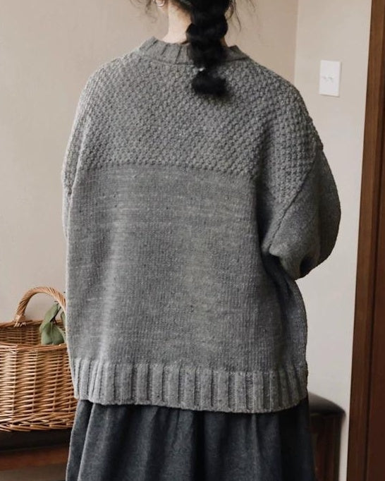 レトロチャンキーニットプルオーバー 10034