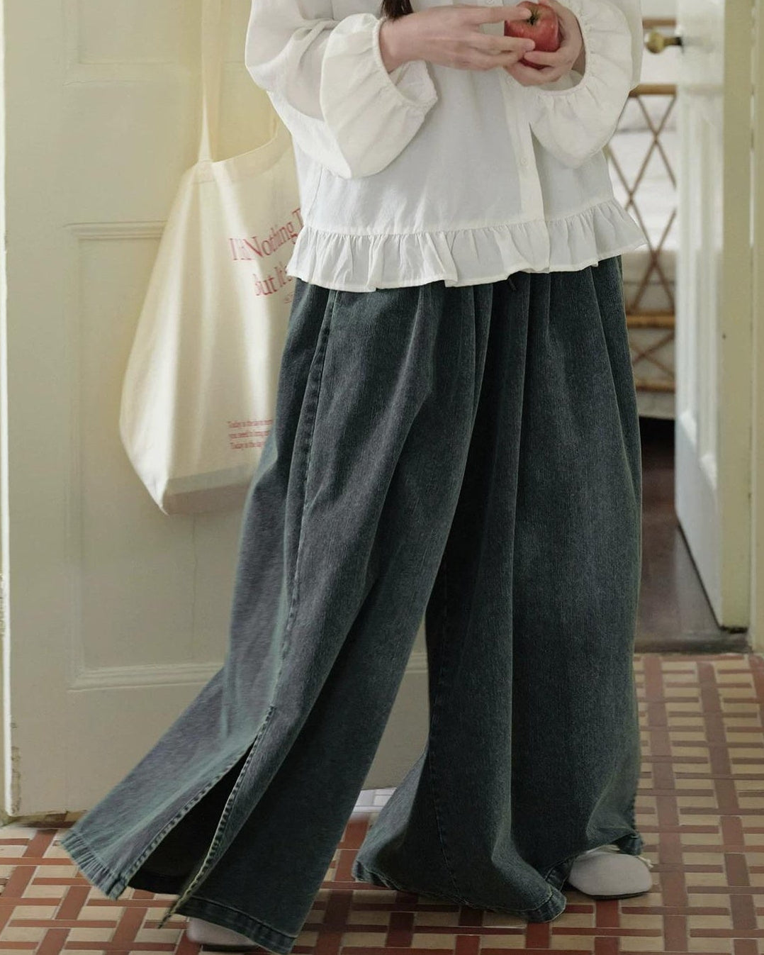 フィーカフレアデニムワイド 10273