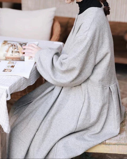 ハイウエストリネアシャツワンピース 10090