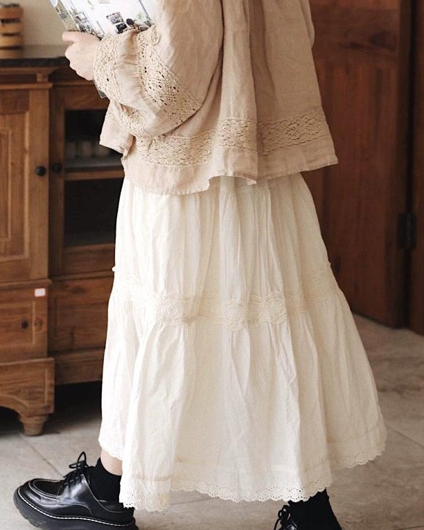 ミルキーレースレトロスカート 10116