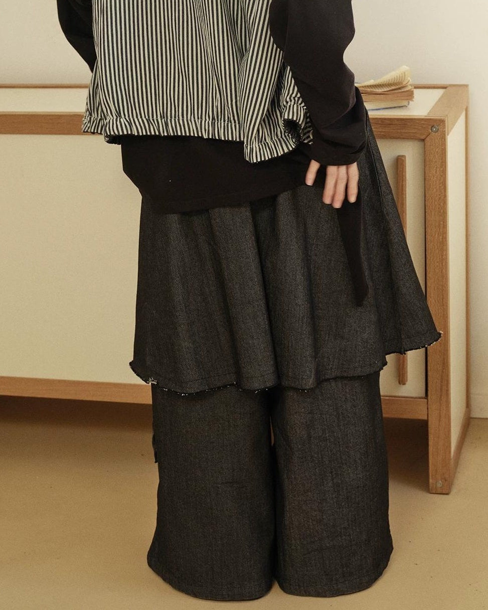 リッカノルディデニムフレアパンツ 10360